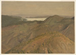 Distant Vista over Hilltops, Jamaica, West Indies by Frederic Edwin Church