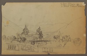 A Church in the Mountains of Ecuador, September 1853 by Frederic Edwin Church