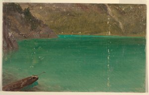 Alpine Lake (Bavaria or Switzerland), 1868 by Frederic Edwin Church
