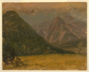 Alpine Landscape, Bavaria or Switzerland, 1868 by Frederic Edwin Church