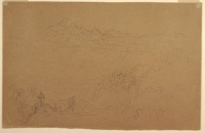 Andes Landscape, July 1853 by Frederic Edwin Church