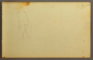 Animal, from the back, 1844 by Frederic Edwin Church