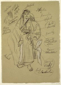 Arabian Man, probably February 1868 by Frederic Edwin Church