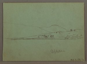 Cephalonia, Greece, April 1869 by Frederic Edwin Church