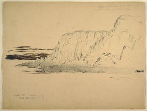 Cliffs, September 1851 by Frederic Edwin Church