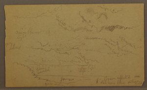 Cloud study, possibly 1860 by Frederic Edwin Church
