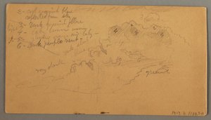 Cloud Study, Possibly 1874 by Frederic Edwin Church