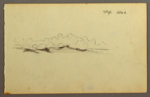 Drawing, Clouds, 1844 by Frederic Edwin Church