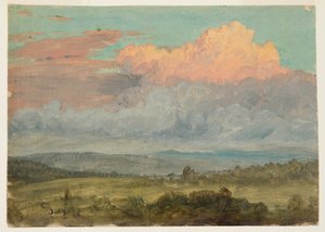 Clouds, Hudson Valley, New York, July 1866 by Frederic Edwin Church