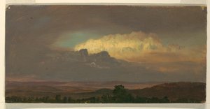 Clouds over Hills, August 1865 by Frederic Edwin Church