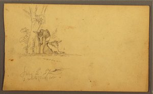 Donkeys, June 2, 1857 by Frederic Edwin Church