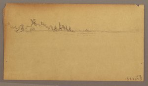 Double Rainbow over the Falls, Niagara River, possibly 1858 by Frederic Edwin Church