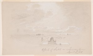 Effect of Light on Jerusalem, April 2, 1868 by Frederic Edwin Church