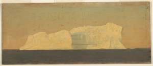 Floating Iceberg, Labrador, June or July 1859 by Frederic Edwin Church