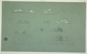Floating Icebergs, July 1, 1859 by Frederic Edwin Church