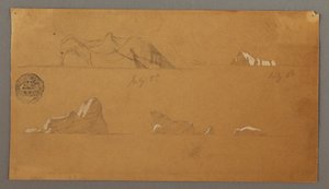Floating Icebergs, July 5 and 6, 1859 by Frederic Edwin Church