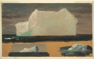 Floating Icebergs near Twillingate, Newfoundland, July 4, 1859 by Frederic Edwin Church