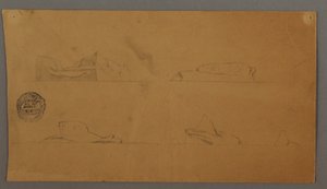 Floating Icebergs, possibly 1859 by Frederic Edwin Church