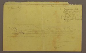 Goat Island and Canadian Falls, possibly 1856 by Frederic Edwin Church