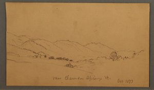 Hills and Valley, October 1873 by Frederic Edwin Church