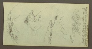 Hilltops with Boulders, possibly 1868 by Frederic Edwin Church