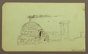 Itaccihuatl Peaks; Verso: Baking Oven, 1883