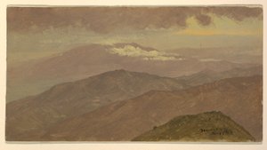 Landscape, August 1865 by Frederic Edwin Church