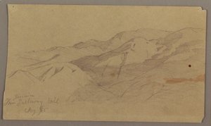Landscape View from Farm Galleway Hill, Jamaica, West Indies, August 1865 by Frederic Edwin Church
