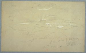 Landscape at Sunset, Jamaica, July 1865 by Frederic Edwin Church