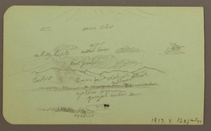 Landscape with Church; Verso: Landscape, 1883