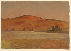 Landscape with Low Hill and Fields, 1870–80 by Frederic Edwin Church