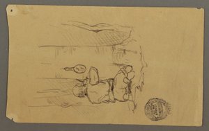 Man Shaving, Seen from Back, Possibly 1878 by Frederic Edwin Church