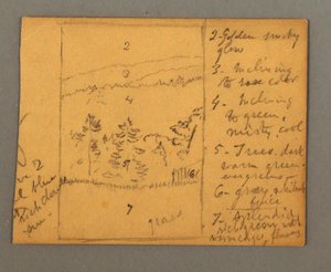 Meadow, Notes, Possibly 1856 by Frederic Edwin Church