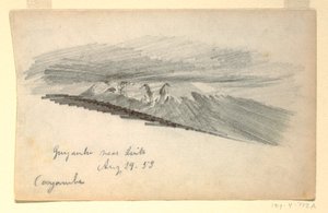 Mount Cayambe, Ecuador, August 29, 1853 by Frederic Edwin Church