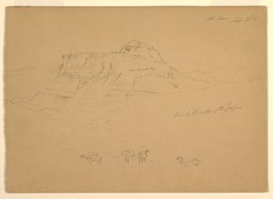Mount Hor, February 23, 1868 by Frederic Edwin Church