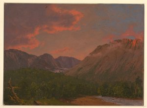 Mountain Landscape at Sunset, 1865 by Frederic Edwin Church