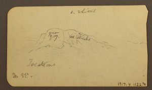 Mountain Landscapes; Verso: Mountain Flank, Tocatecas, December 22, 1884