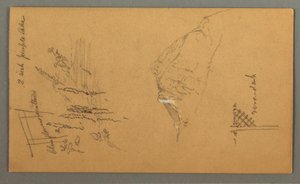 Mountain Peak, Vegetation by Pool, 1868 by Frederic Edwin Church