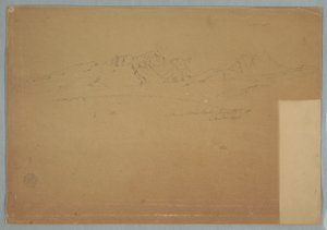Mountain Ranges with Rugged Peaks, near Machachi, Ecuador, June 19, 1857 by Frederic Edwin Church