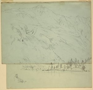Mt. Katahdin, Maine, 1870-78 by Frederic Edwin Church
