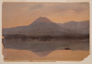 Mt. Katahdin from Lake Katahdin, 1860–70 by Frederic Edwin Church