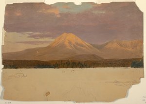 Mt. Katahdin from Lake Katahdin, 1878 by Frederic Edwin Church