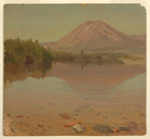 Mt. Katahdin from Lake Katahdin, possibly 1870