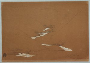 Narrow Mountain Valley with Cascading Stream Near Ysapan, Ecuador, July 12, 1857 by Frederic Edwin Church