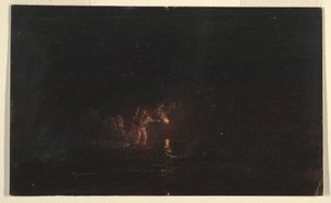 Night Fishing Scene, 1868–69 by Frederic Edwin Church