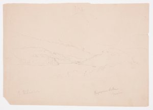 Ripogenus Lake, ca. 1855 by Frederic Edwin Church