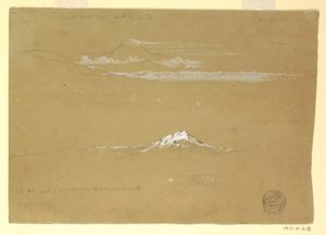 Sincholagua, Morning, from the Temple of the Sun, Quito, June 24, 1857