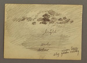 Sketches from the Middle East, including Suez Canal, January 1868 by Frederic Edwin Church