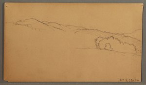 Sky study, possibly 1873