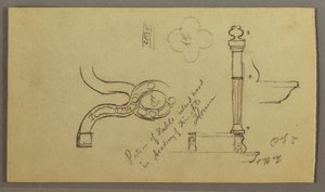 Studies of Table Parts, possibly 1868–69 by Frederic Edwin Church